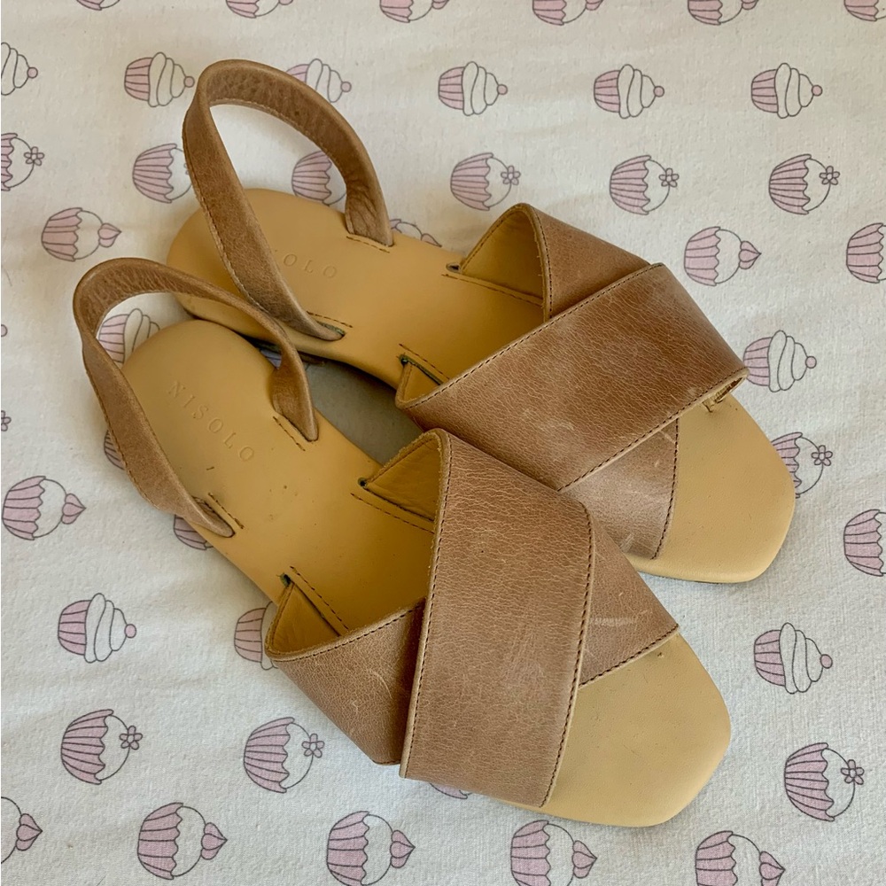 Nisolo Women's Brown Leather Sandals